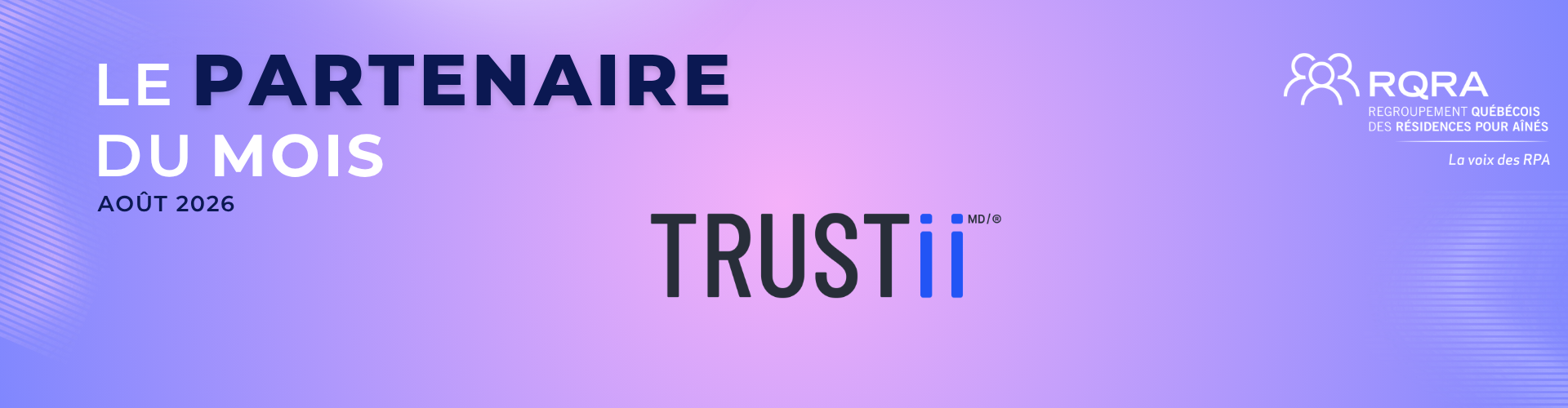 Partenaire du mois - Août 2026