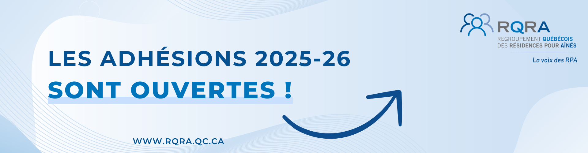 Adhésions RQRA 2025-26