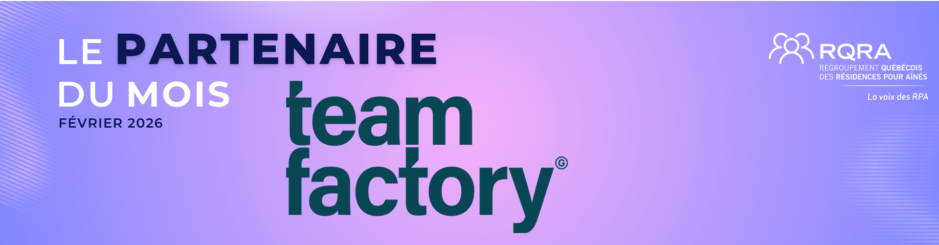 Le partenaire du mois