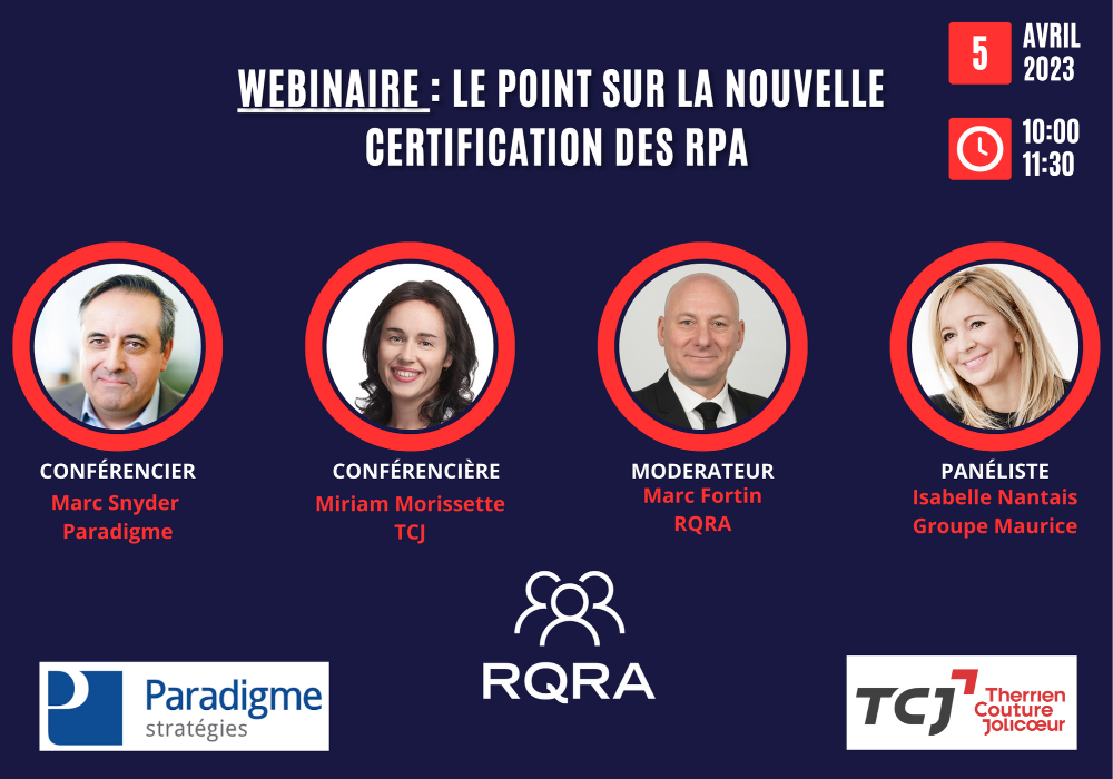Webinaire : Le point sur la nouvelle Certification 