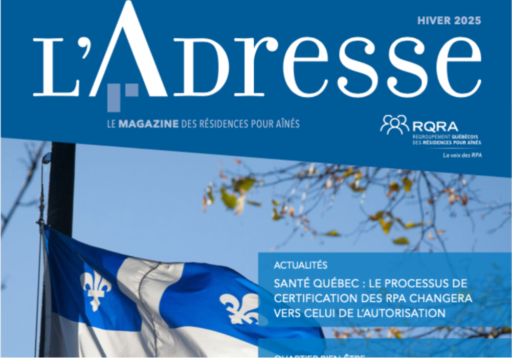L&rsquo;&eacute;dition hiver 2025 de l&rsquo;Adresse est disponible!